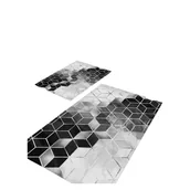 Dywaniki łazienkowe - Dywaniki łazienkowe zestaw 2 szt. Optic5 – Mila Home - miniaturka - grafika 1