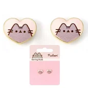 Przybory szkolne - BIŻUTERIA PODWÓJNE KOLCZYKI PUSHEEN CLASSIC SŁODKIE DELIKATNE KOTKI PREZENT - miniaturka - grafika 1