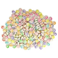 Prace ręczne dla dzieci - Koraliki Smile 6mm 30g Fandy - miniaturka - grafika 1