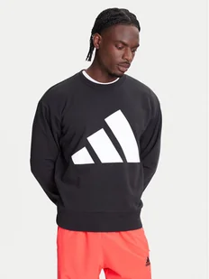 adidas Bluza Essentials Big Logo JE8949 Czarny Regular Fit - Bluzy męskie - miniaturka - grafika 1