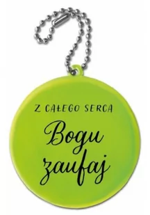 SZARON Zawieszka odblaskowa - Z całego serca Bogu zaufaj - Szaron - Zawieszki - miniaturka - grafika 1