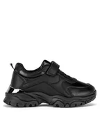 Buty dla dziewczynek - DeeZee Sneakersy CEO-TS5227K-21 Czarny - miniaturka - grafika 1