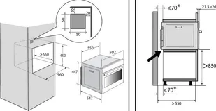 Kuchenka mikrofalowa Brandt BKC7154W - Kuchenki mikrofalowe do zabudowy - miniaturka - grafika 3