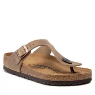 Klapki i japonki damskie - Birkenstock Japonki Gizeh Bs 0943811 Tabacco Brown - miniaturka - grafika 1