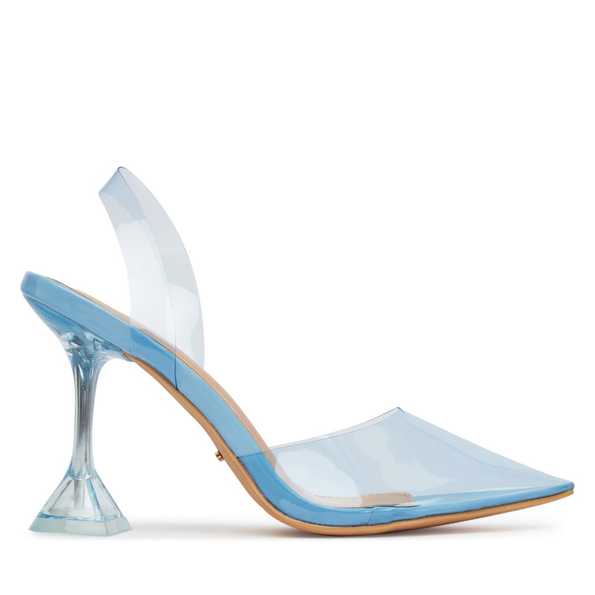 Deezee Szpilki Damskie Przezroczysty ZALHT-02 BLUE PU