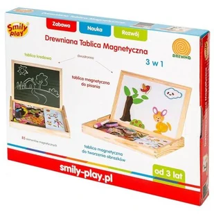 Drewniana Tablica Magnetyczna SMILY PLAY - Tablice i flipcharty - miniaturka - grafika 1