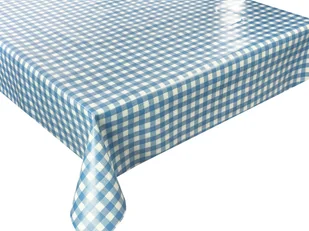 Obrus Ceratowy Błękitna Kratka Florista 01112-01 -280x140 cm - Obrusy i serwetki - miniaturka - grafika 1