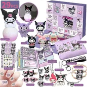 Ozdoby bożonarodzeniowe - 2024 Boże Narodzenie Kalendarz adwentowy Odliczanie Kuromi My Melody Cinnamoroll Sanrio Akcesoria do zabawek Dzieci Dziewczyny Kalendarz Prezenty - miniaturka - grafika 1