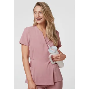 Fartuszek Medyczny Kate Blossom Pink Rozmiar: 40 - Odzież medyczna - miniaturka - grafika 2