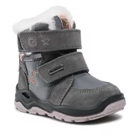 Buty dla dziewczynek - Śniegowce Twisty 833818 7004/058 Grey - miniaturka - grafika 1