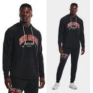 Bluzy męskie - Bluza fitness męska UNDER ARMOUR Rival Athletic z kapturem - miniaturka - grafika 1