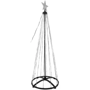 CHOINKA DEKORACYJNA 550LED RGB 300CM BLACK - Ozdoby bożonarodzeniowe - miniaturka - grafika 1