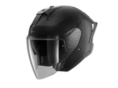 Kaski motocyklowe - Kask Otwarty Shark Skwal Jet Cup Blank Czarny MatL - miniaturka - grafika 1