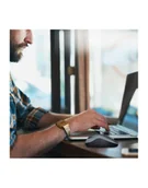 Myszki - Wireless optical mouse LOGITECH M185, Swift Grey, USB - miniaturka - grafika 1