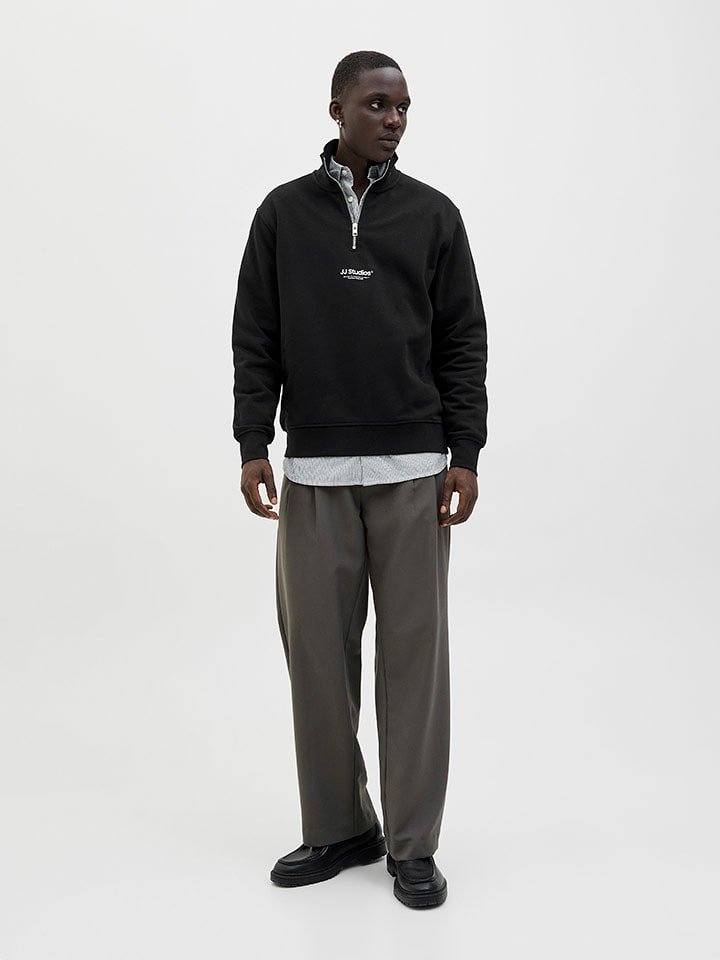 Jack & Jones Sweter w kolorze czarnym