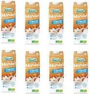Napoje roślinne - Natumi Napój Migdałowy Bez Cukru Bez Glutenu 8x1L - miniaturka - grafika 1