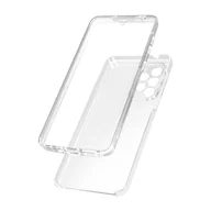 Etui i futerały do telefonów - Etui 360° do Samsunga Galaxy A33 5G Elastyczny przód i sztywny tył — przezroczyste - miniaturka - grafika 1