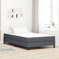Materace - Materac Pocket Spring vidaXL Ciemnoszary Średni 120x200x20 cm Tkanina - miniaturka - grafika 1