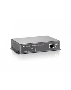 LevelOne Repeater PoE 2 Portowy 552046 - Pozostałe akcesoria sieciowe - miniaturka - grafika 1