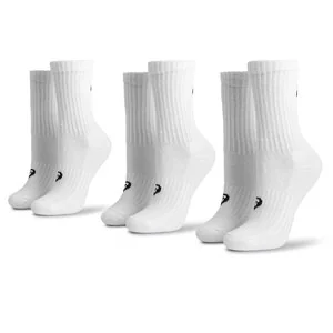 ASICS Zestaw 3 par wysokich skarpet unisex 3PPK Crew Sock 155204 White 0001 - Skarpetki damskie - miniaturka - grafika 1