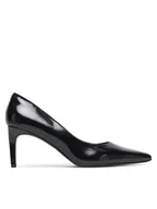 Czółenka - Calvin Klein Szpilki Ess Stiletto 70 Shiny Lth HW0HW02828 Czarny - miniaturka - grafika 1