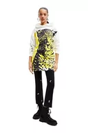 Sukienki - Desigual Damska sukienka casual, biały, L - miniaturka - grafika 1