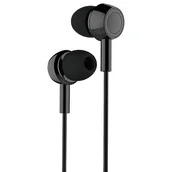 Słuchawki - USAMS EP-12 czarne - miniaturka - grafika 1