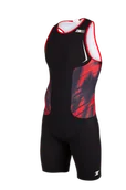 Bielizna sportowa męska - ZEROD Strój triathlonowy męski RACER TRISUIT red vivacity - miniaturka - grafika 1