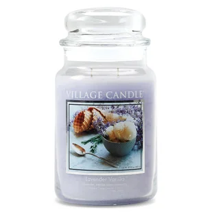 Village Candle Lavender Vanilla 602g świeca zapachowa w słoiku lawenda i wanilia - Świece - miniaturka - grafika 1