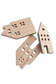 Zabawki kreatywne - Drewniane domki 1cmx10cm 3szt - miniaturka - grafika 1