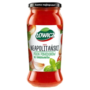 Łowicz SOS NEAPOLITAŃSKI DO SPAGHETTI 500 G zakupy dla domu i biura! 54554373 - Sosy w słoikach - miniaturka - grafika 1