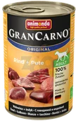 Mokra karma dla psów - Animonda Gran Carno Pakiet Dorosłe Indyk Plus 400g 82-734 - miniaturka - grafika 1
