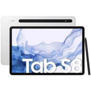 Tablety - SAMSUNG Galaxy Tab S8 11" 8/128 GB Wi-Fi Srebrny + Rysik S Pen  - miniaturka - grafika 1