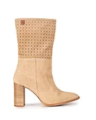 Trampki damskie - POPA Lola Bot Posiekane Piasek, Trampki Damskie, Beżowy, 37 EU - miniaturka - grafika 1