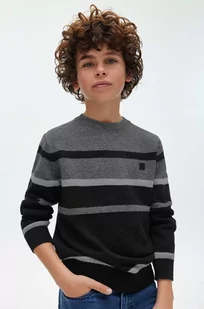 Mayoral sweter z domieszką wełny dziecięcy kolor szary lekki - Swetry dla chłopców - miniaturka - grafika 1