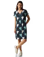 Sukienki - Street One Damska letnia sukienka wiskoza, Cool Vintage Green, 34 - miniaturka - grafika 1