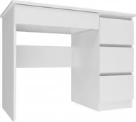 Biurka - Biurko Topeshop Mijas Prawe Białe 98 cm x 51 cm - miniaturka - grafika 1