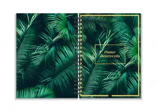 JUFIMI Planer diety dietetyczny plan żywieniowy odchudzanie dziennik jedzenia TROPICAL okładka twarda - Planery - miniaturka - grafika 1