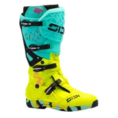 Buty motocyklowe - Buty Cross Sidi Crossair X 2026 Miętowy/Fluorescencyjny Żółty45 - miniaturka - grafika 1