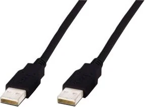 Digitus Kabel USB Kabel połączeniowy USB 2.0 Typ USB A/USB A M/M czarny 1,8m (AK-300100-018-S) - Kable USB - miniaturka - grafika 5