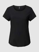 Koszulki i topy damskie - T-shirt z zaokrąglonym dołem model ‘BELLA’ - miniaturka - grafika 1