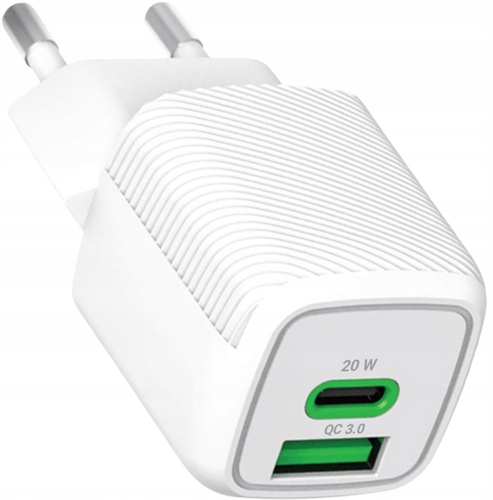 Ładowarka LTC Ładowarka sieciowa LTC PD 20W USB-A/USB-C GaN