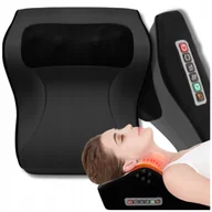 Masażery - PODUSZKA MASAŻER SHIATSU MASUJĄCA PLECY CIAŁO KARK MASAŻ PLECÓW JAKOŚĆ - miniaturka - grafika 1