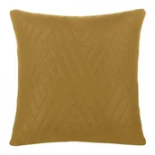 Poszewki na poduszki - Poszewka BONI1 40 x 40 cm musztardowy - miniaturka - grafika 1