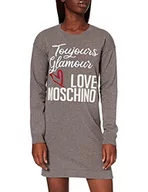 Sukienki - Love Moschino Sukienka damska na co dzień, ciemnoszary, 40 - miniaturka - grafika 1
