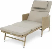 Leżaki ogrodowe - Leżanka ogrodowa Breso - Beżowa - miniaturka - grafika 1