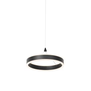 QAZQA Lampa wisząca czarna 30 cm z 3-stopniowym ściemnianiem LED - Lyani - Lampy sufitowe - miniaturka - grafika 1