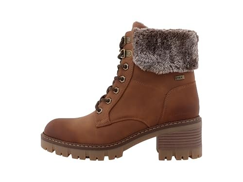 Tom Tailor Damskie 8490130003 modne kozaki, koniak, 41 EU, koniak, 41 EU