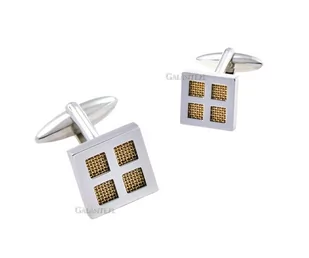 Spinki do mankietów Kwadraty SD-1106 - Spinki do mankietów i krawatów - miniaturka - grafika 1