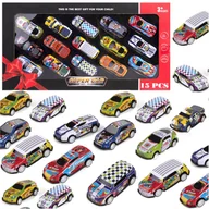 Zabawki zdalnie sterowane - Zestaw resoraki autka samochodziki Zestaw samochodów resoraków Auta - miniaturka - grafika 1